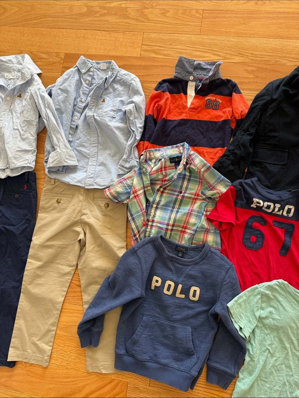 Ralph Lauren Polo Navy 'POLO' Pullover Sweatshirt - Boys